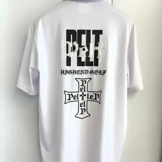 [BUNJANG] Felt Bold Stick P Artwork PK Shirt / 팰트 볼드 스틱P 아트웍 PK셔츠