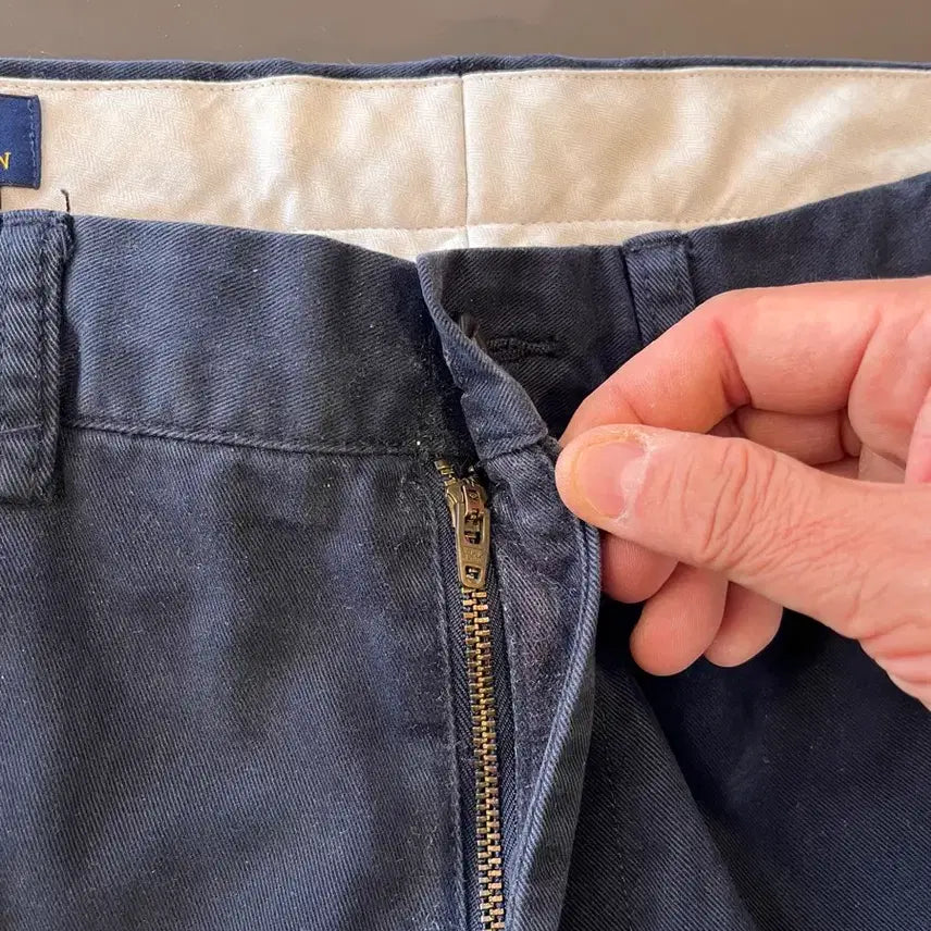 [BUNJANG] Polo Ralph Lauren One-Tuck Navy Chino Pants / 폴로 랄프로렌 원턱 네이비 치노 팬츠