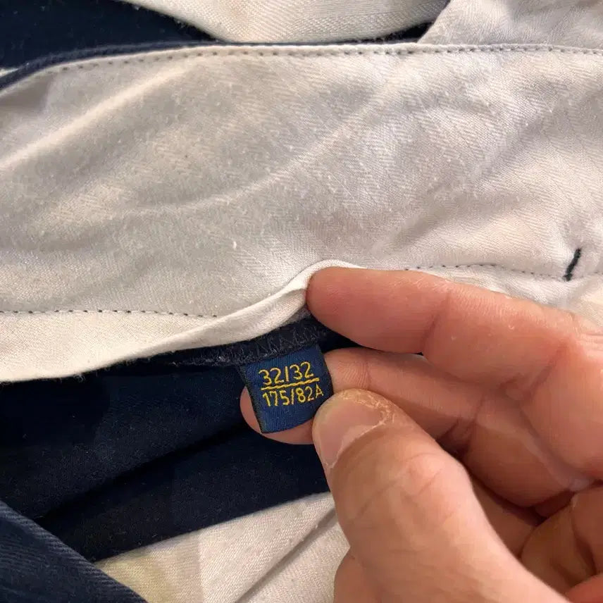 [BUNJANG] Polo Ralph Lauren One-Tuck Navy Chino Pants / 폴로 랄프로렌 원턱 네이비 치노 팬츠