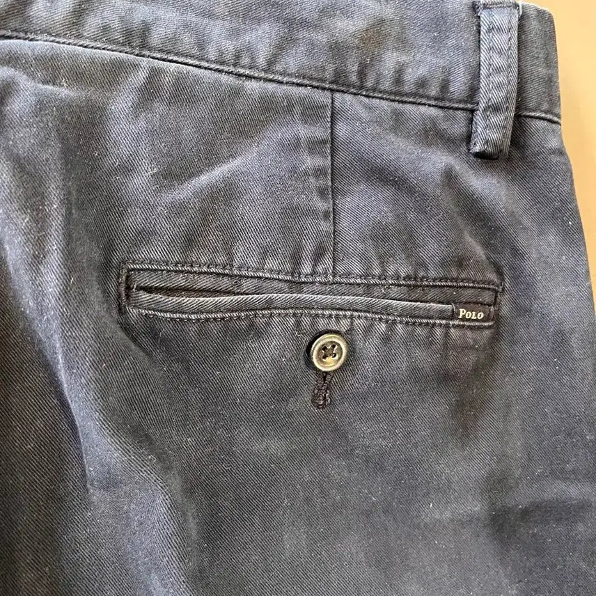 [BUNJANG] Polo Ralph Lauren One-Tuck Navy Chino Pants / 폴로 랄프로렌 원턱 네이비 치노 팬츠