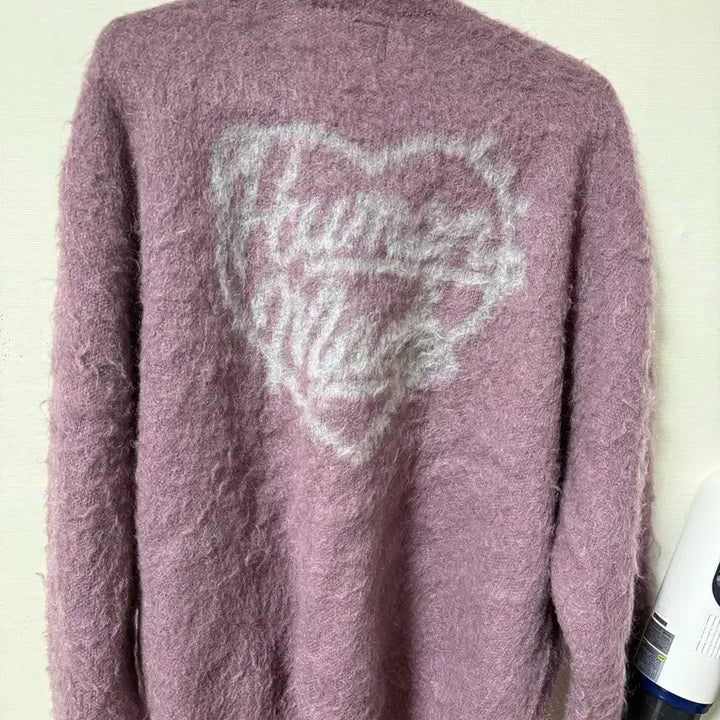 [BUNJANG] Human Made Zip-up Cardigan Purple L / 휴먼메이드 집업 가디건 퍼플L