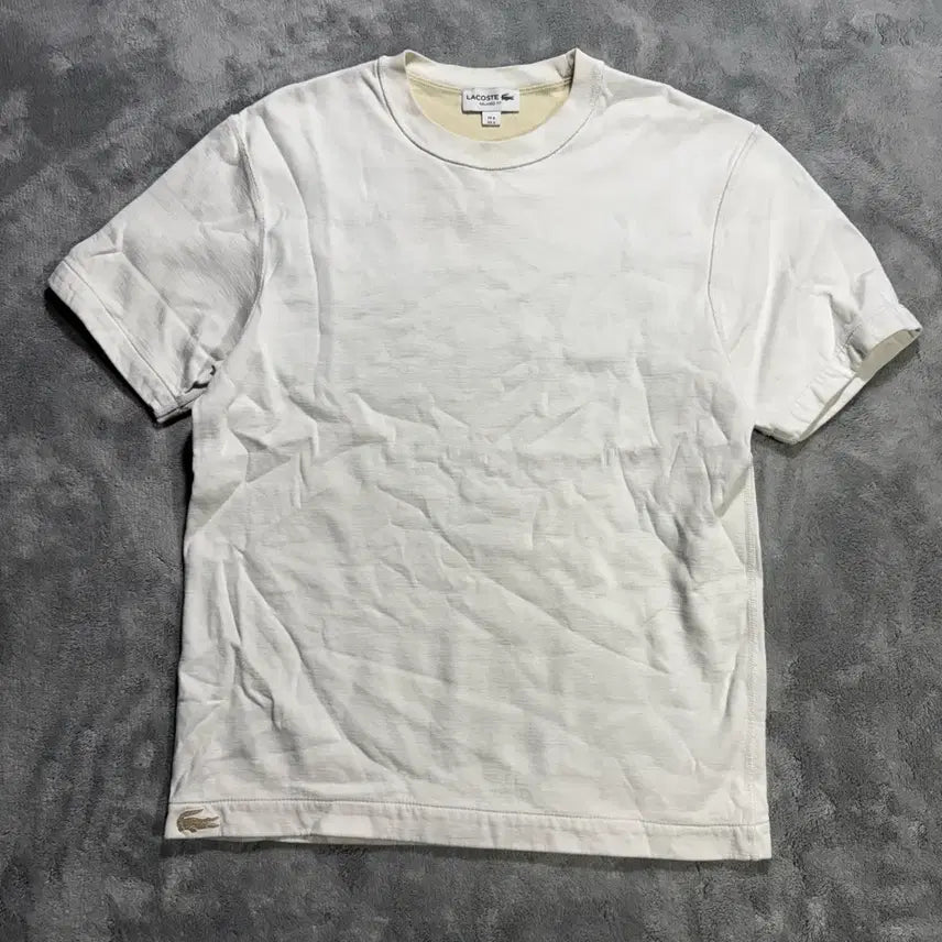 [BUNJANG] Lacoste Logo Short Sleeve T-shirt / 라코스테 하단로고 반팔