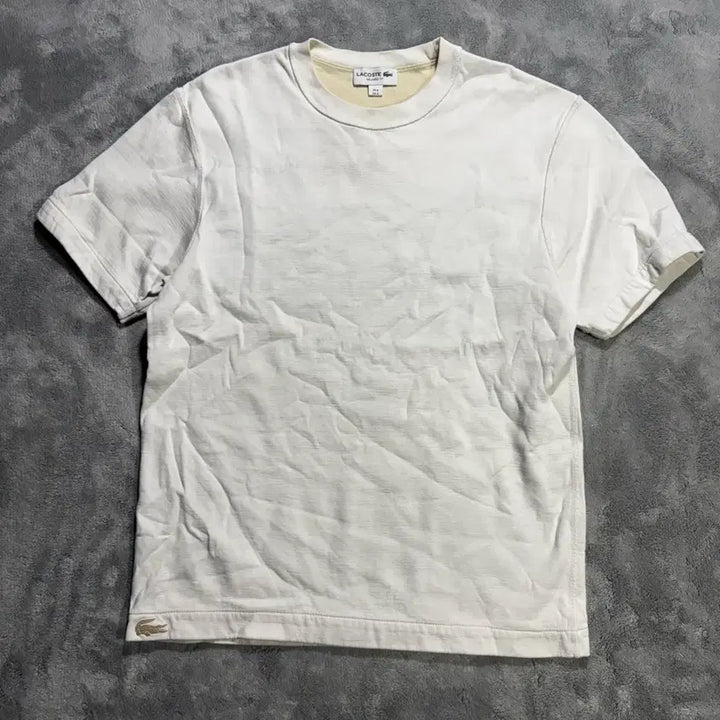 [BUNJANG] Lacoste Logo Short Sleeve T-shirt / 라코스테 하단로고 반팔