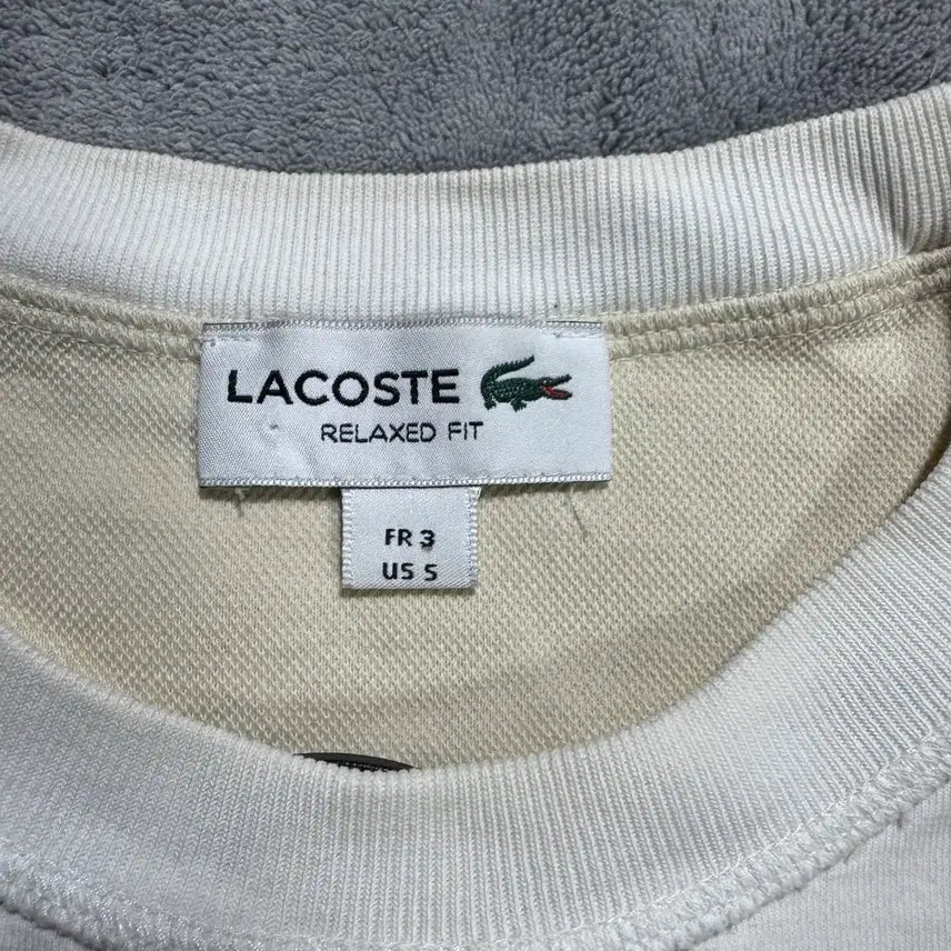 [BUNJANG] Lacoste Logo Short Sleeve T-shirt / 라코스테 하단로고 반팔
