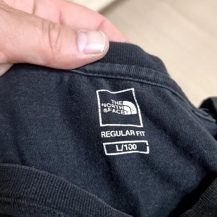 [BUNJANG] The North Face 10th Anniversary Black Functional Long Sleeve T-shirt / 노스페이스10주년 검정 기능성 긴팔티셔츠(100)