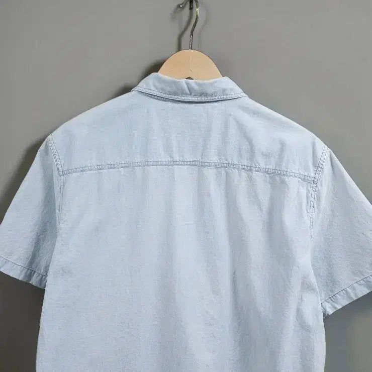 [SOLD OUT] 105 STONE ISLAND 스톤아일랜드 가먼트다잉 반팔 셔츠