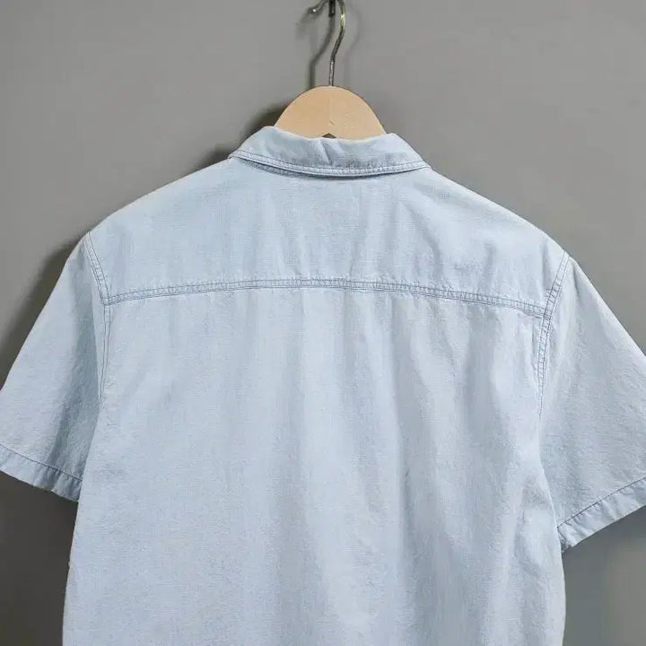 [SOLD OUT] 105 STONE ISLAND 스톤아일랜드 가먼트다잉 반팔 셔츠