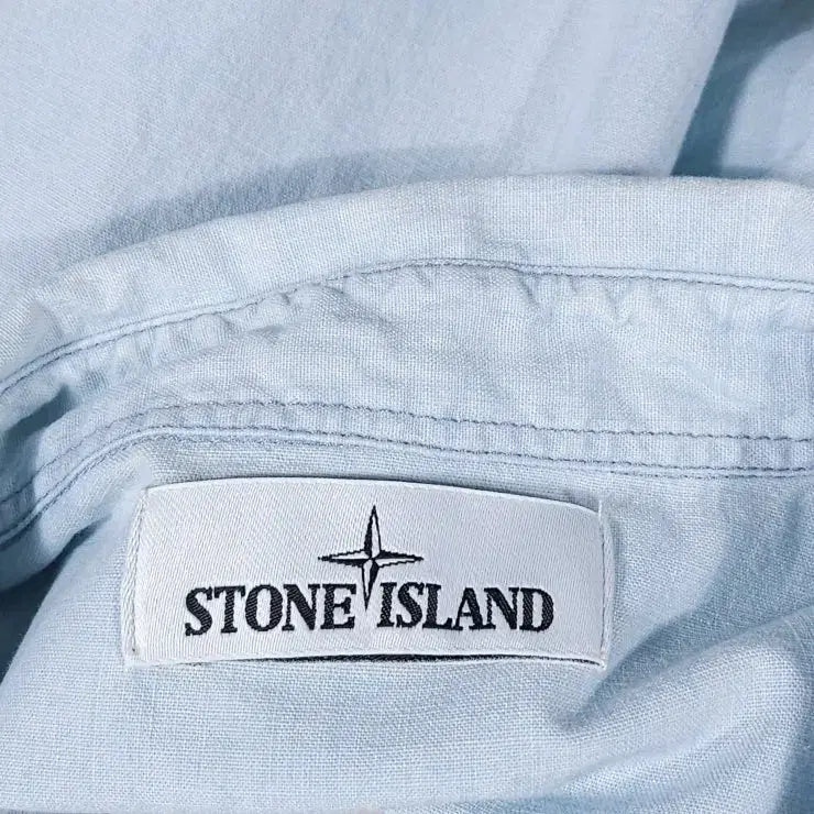 [SOLD OUT] 105 STONE ISLAND 스톤아일랜드 가먼트다잉 반팔 셔츠