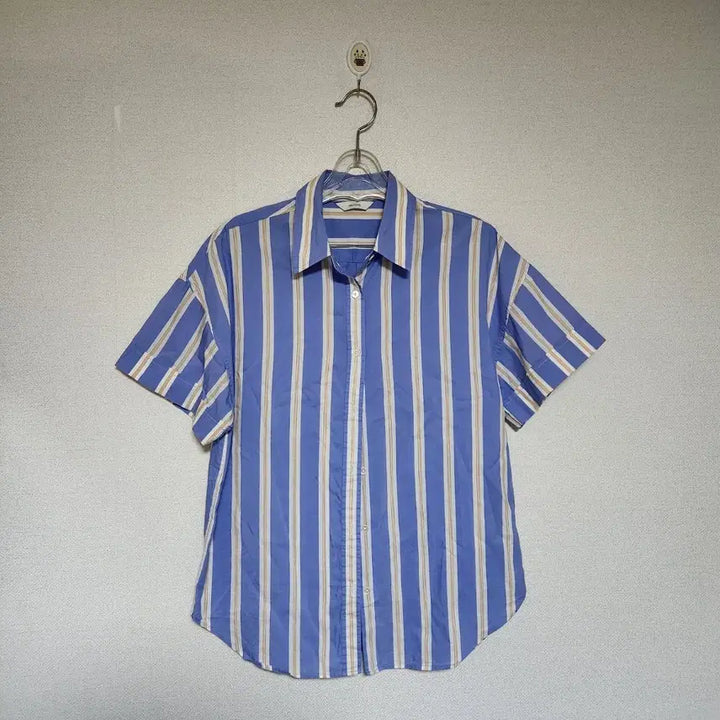 [BUNJANG] Hazzys Striped Short Sleeve Shirt / 헤지스 스트라이프 남방 90