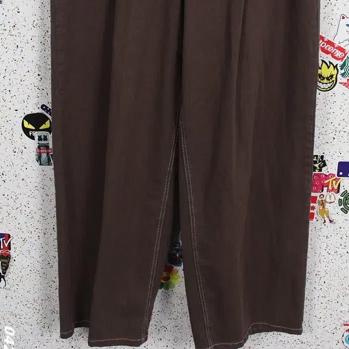 [SOLD OUT] 여성73/ 에잇세컨즈 스티치 밤색 와이드 팬츠 0-29