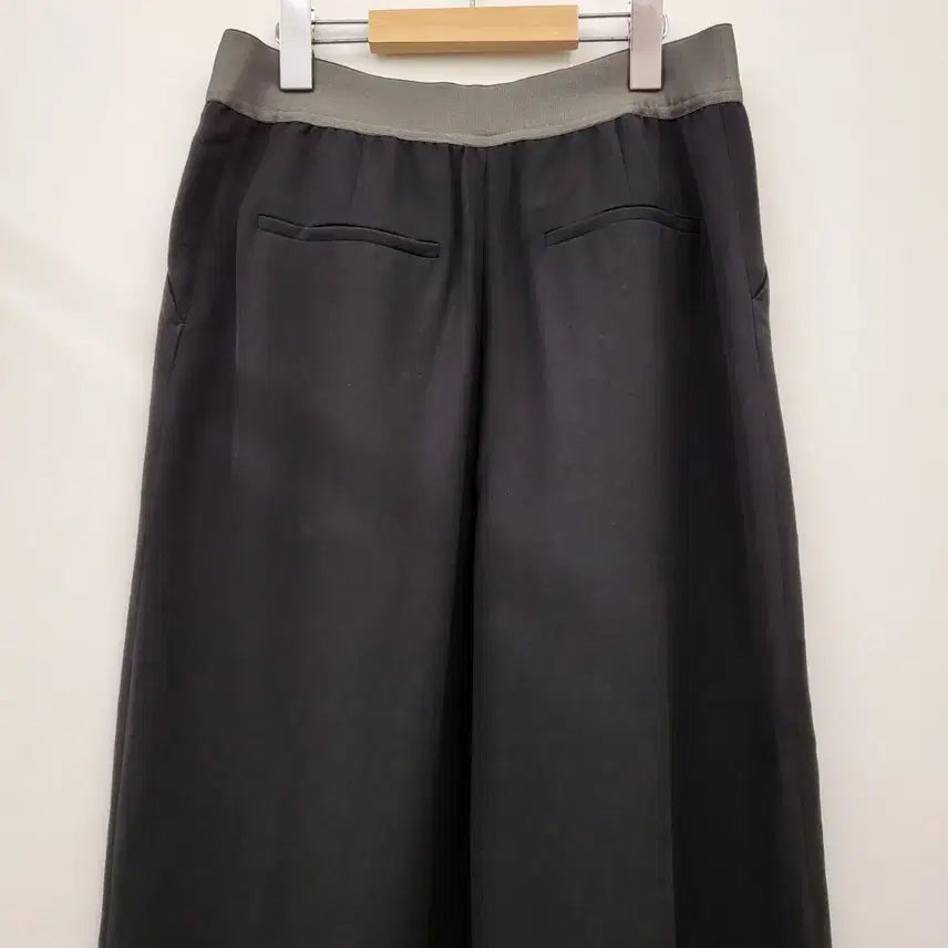 [SOLD OUT] 시스템 뒷밴딩 와이드 팬츠