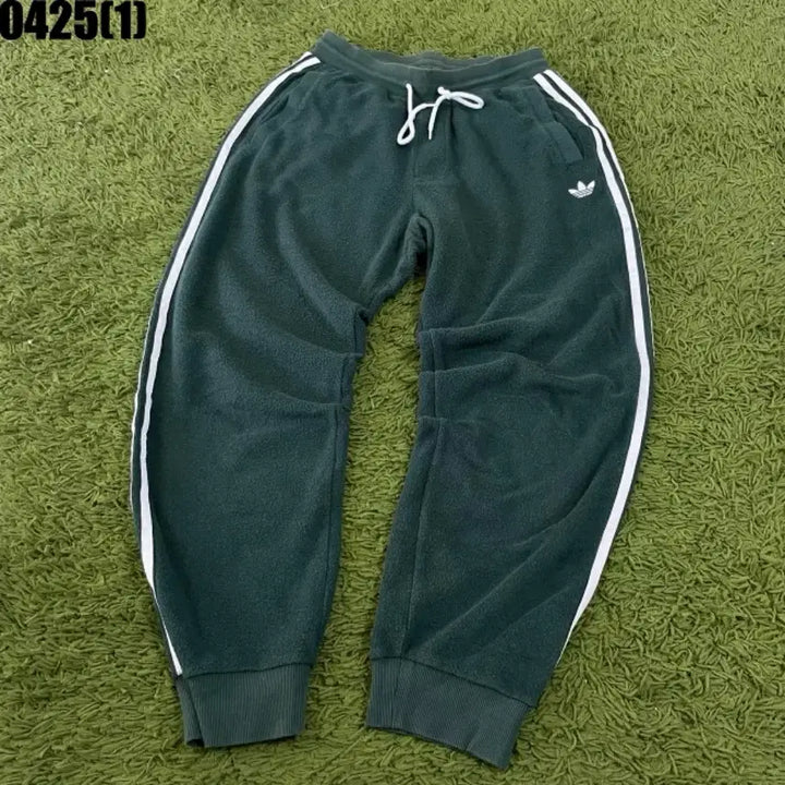 [BUNJANG] Adidas Green Three Stripes Training Pants / 아디다스 녹색 3선 트레이닝 바지