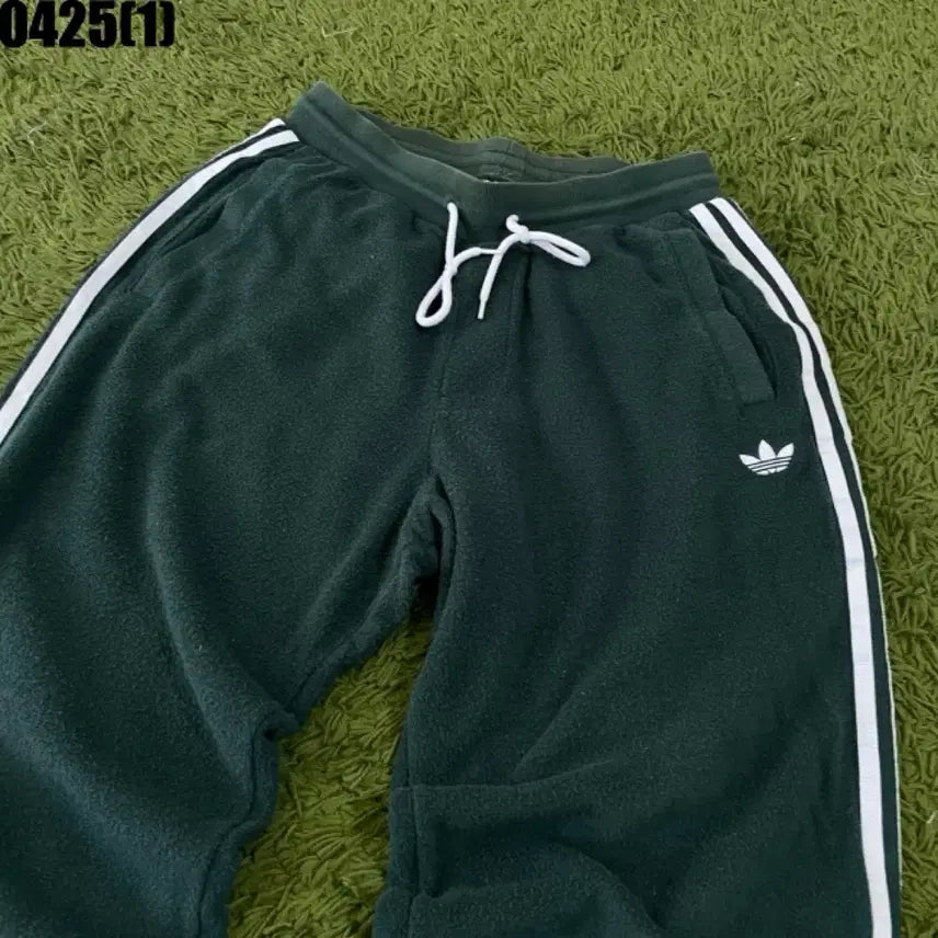 [BUNJANG] Adidas Green Three Stripes Training Pants / 아디다스 녹색 3선 트레이닝 바지