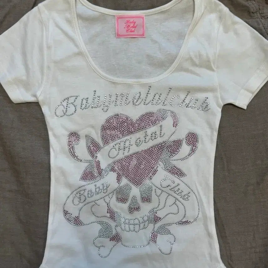 [BUNJANG] BabyMetalClub Scality White Top / 베메클 스컬티 화이트 미착용