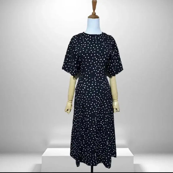 [BUNJANG] Attention Dot Long Dress / Attention 도트 롱원피스 55