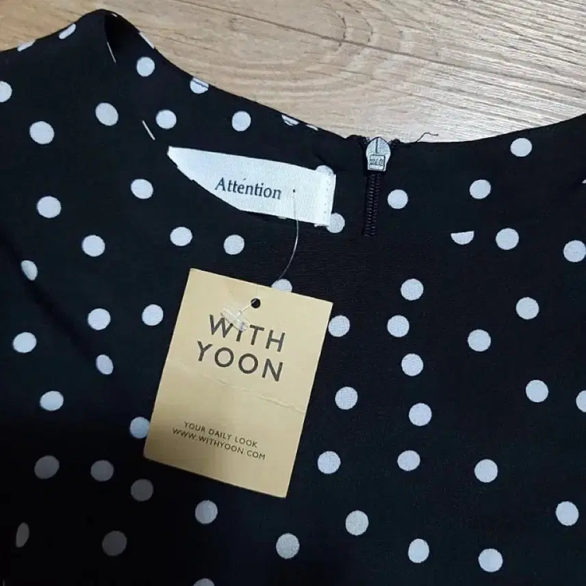 [BUNJANG] Attention Dot Long Dress / Attention 도트 롱원피스 55