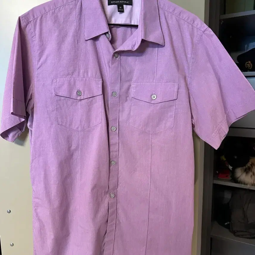 [BUNJANG] Banana Republic Lavender Shirt M / 바나나리퍼블릭 셔츠 M 라벤더