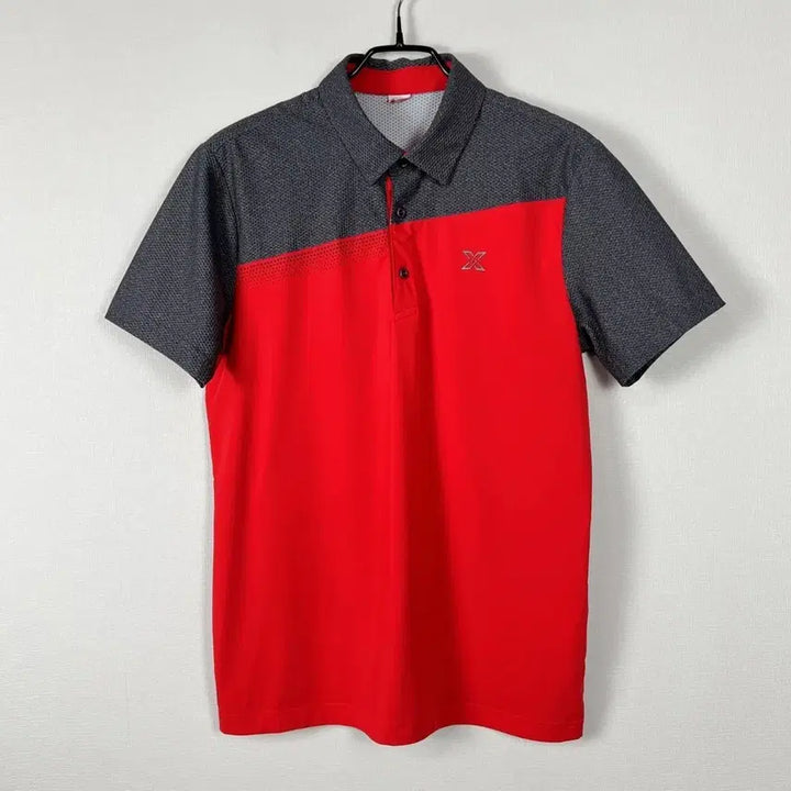 [BUNJANG] JDX M Red Spandex Short Sleeve T-shirt / JDX 카라 스판 반팔 티 티셔츠 남95 M 라덴 빈티지