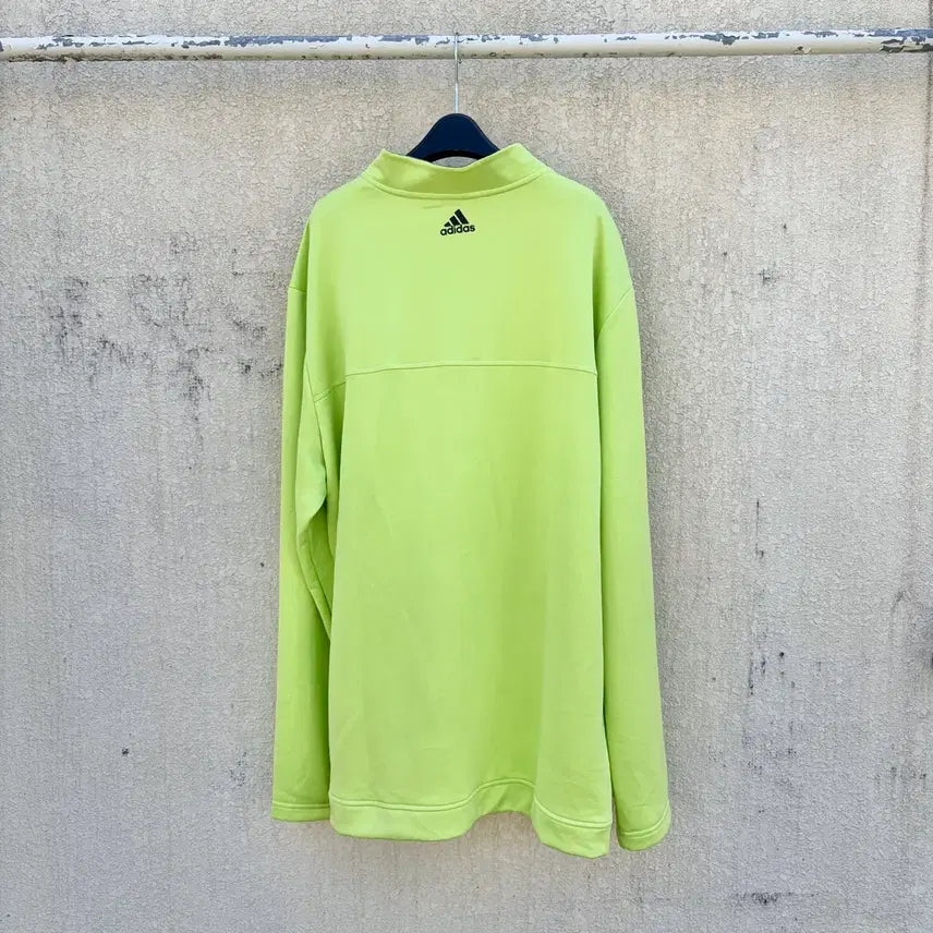 [BUNJANG] Adidas Half Zip Long Sleeve Shirt / 4XL)아디다스 해외판 하프집업 롱슬리브