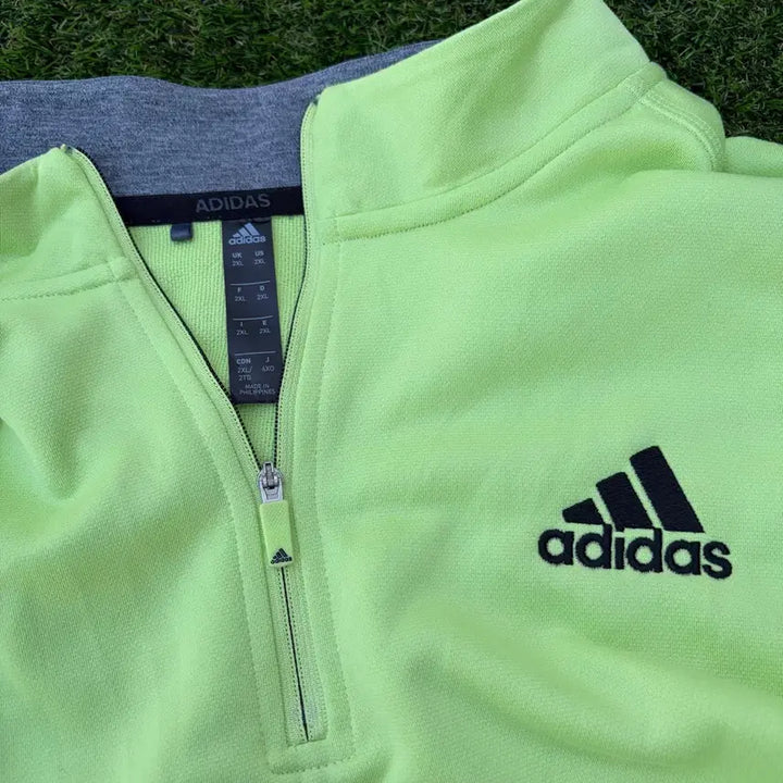 [BUNJANG] Adidas Half Zip Long Sleeve Shirt / 4XL)아디다스 해외판 하프집업 롱슬리브