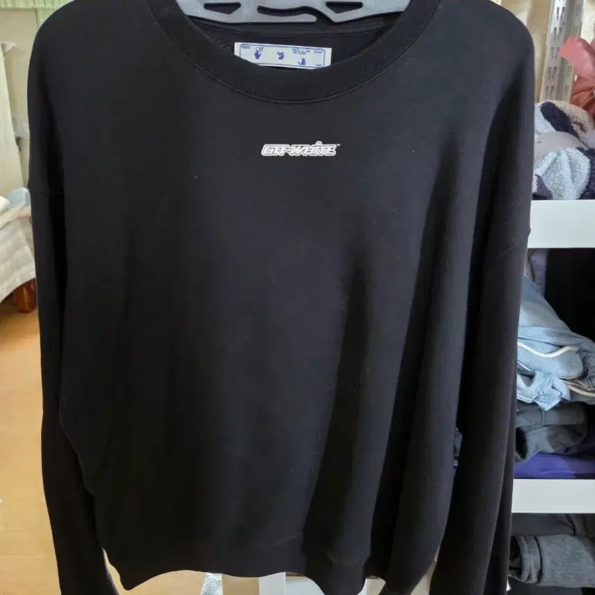 [BUNJANG] Off-White Black Marker Arrow Sweatshirt / [정품] 오프화이트 블랙 마커 애로우 맨투맨