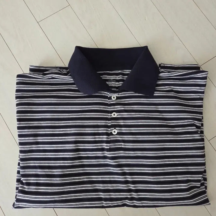 [BUNJANG] Anotheroffice 2 Size Item / 어나더오피스 Brief Stripe Rugby T (Navy)2사이즈