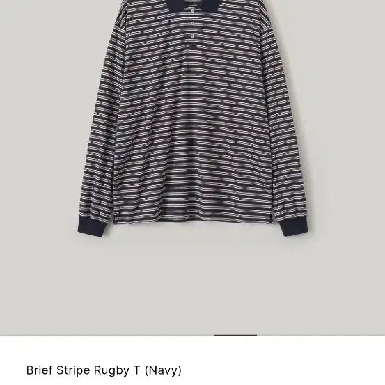 [BUNJANG] Anotheroffice 2 Size Item / 어나더오피스 Brief Stripe Rugby T (Navy)2사이즈