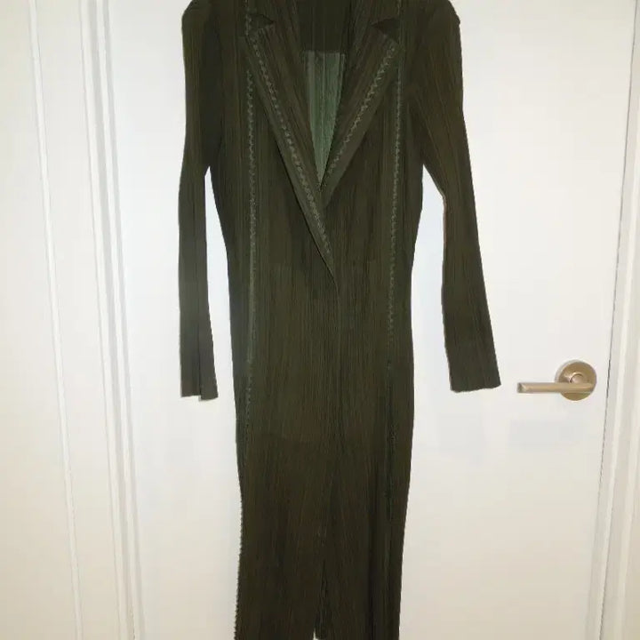 [BUNJANG] Pleats Please Issey Miyake Pete Long Jacket / 플리츠플리즈 이세이미야케 페테 롱 자켓