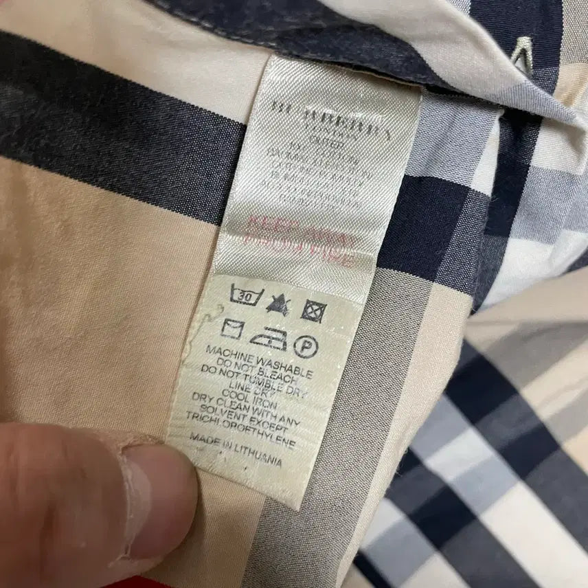 [BUNJANG] Burberry Kids Checkered Short Sleeve Shirt (4Y) / 버버리 키즈 아동 반팔 셔츠 체크 4y