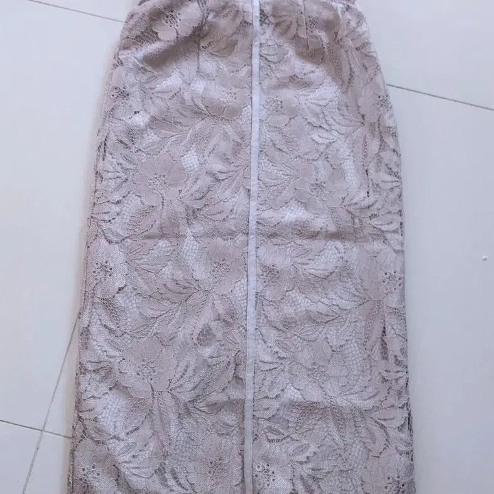 [BUNJANG] Floral Pattern Lace Skirt / 레이스 스커트  플라워 패턴
