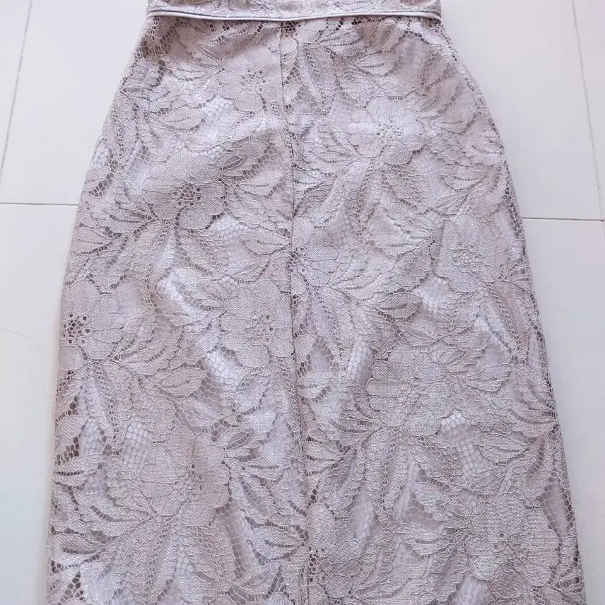 [BUNJANG] Floral Pattern Lace Skirt / 레이스 스커트  플라워 패턴