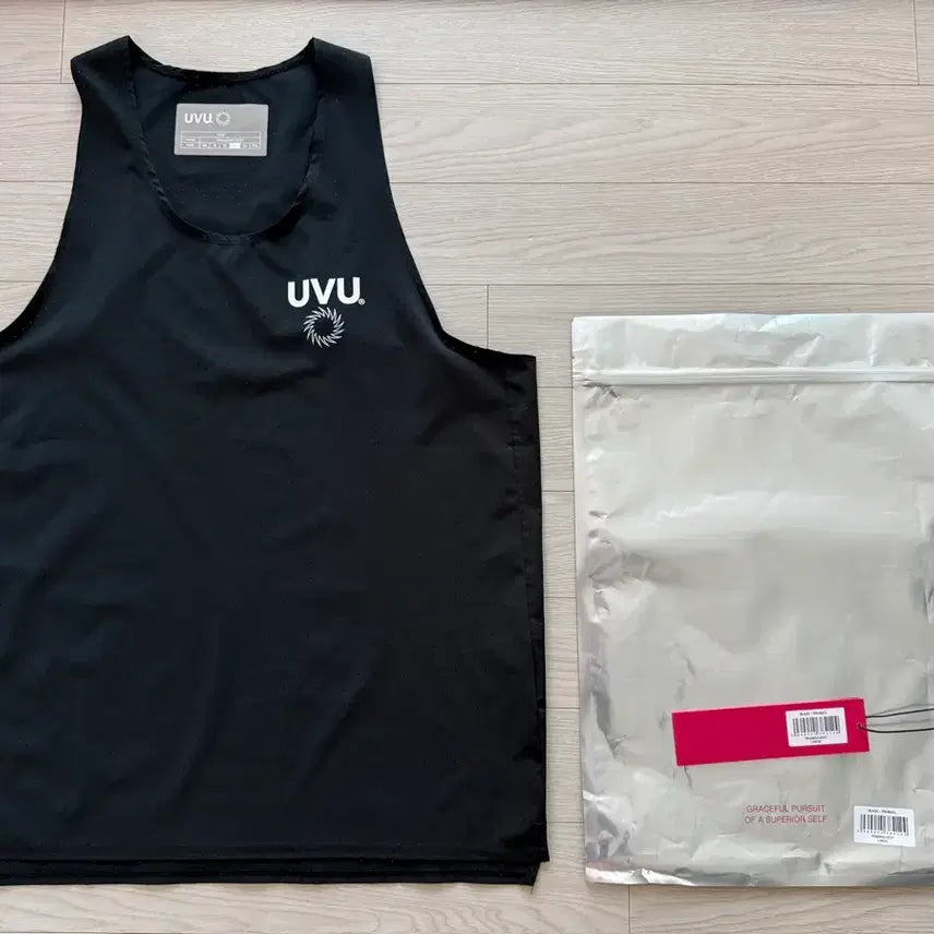 [SOLD OUT] UVU 트레이닝 베스트 블랙