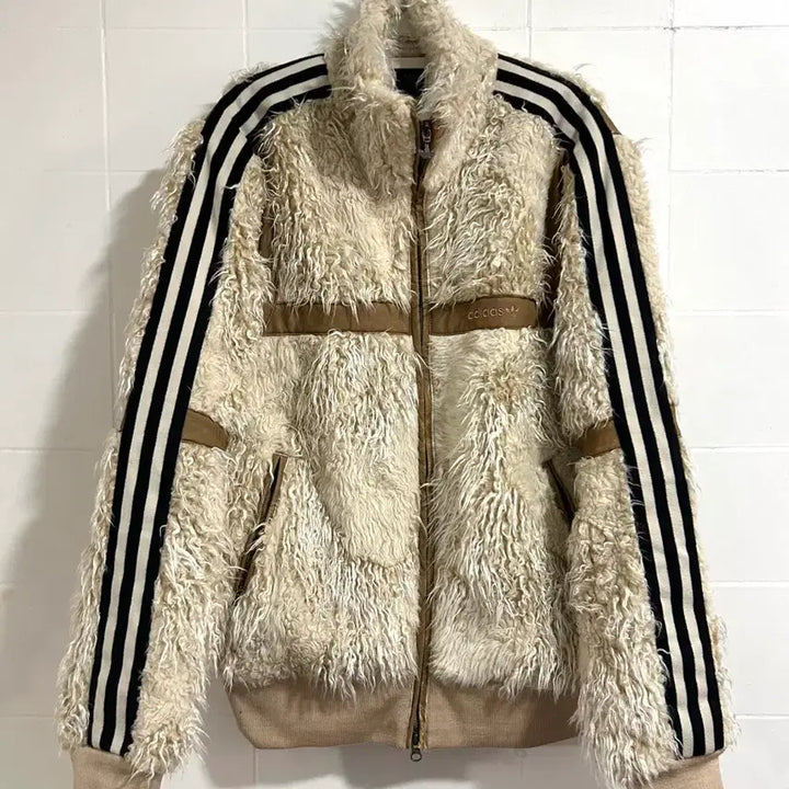 [BUNJANG] Adidas 00s Brown Fleece Jacket / 아디다스 00s 브라운 플리스 자켓