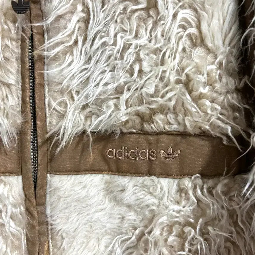 [BUNJANG] Adidas 00s Brown Fleece Jacket / 아디다스 00s 브라운 플리스 자켓