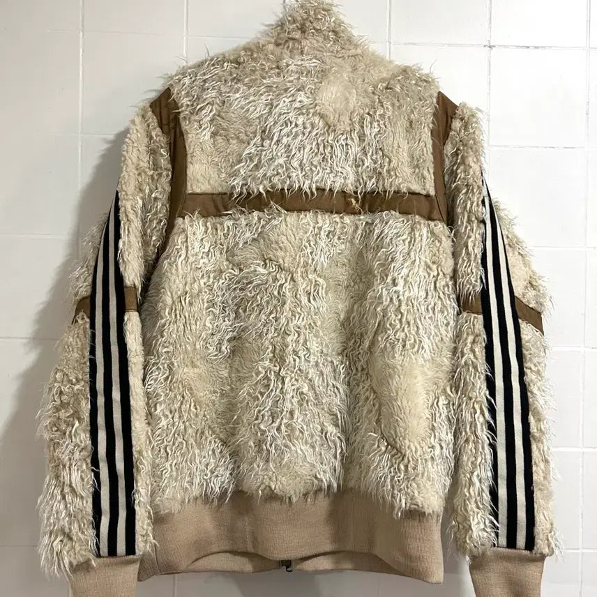 [BUNJANG] Adidas 00s Brown Fleece Jacket / 아디다스 00s 브라운 플리스 자켓