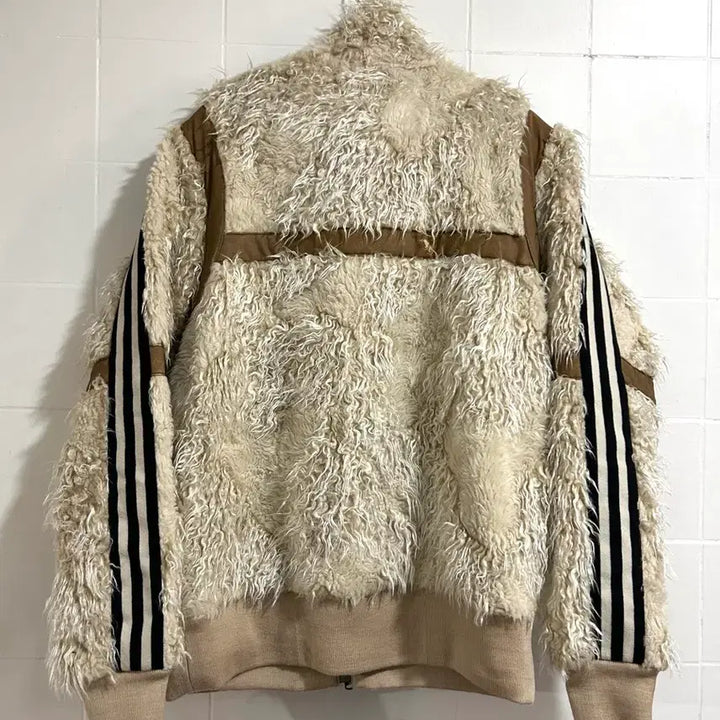 [BUNJANG] Adidas 00s Brown Fleece Jacket / 아디다스 00s 브라운 플리스 자켓