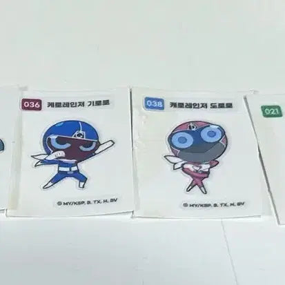 [BUNJANG] Keroro Ttibuseel Sticker Bundle Set / 케로로 띠부씰 6개 일괄