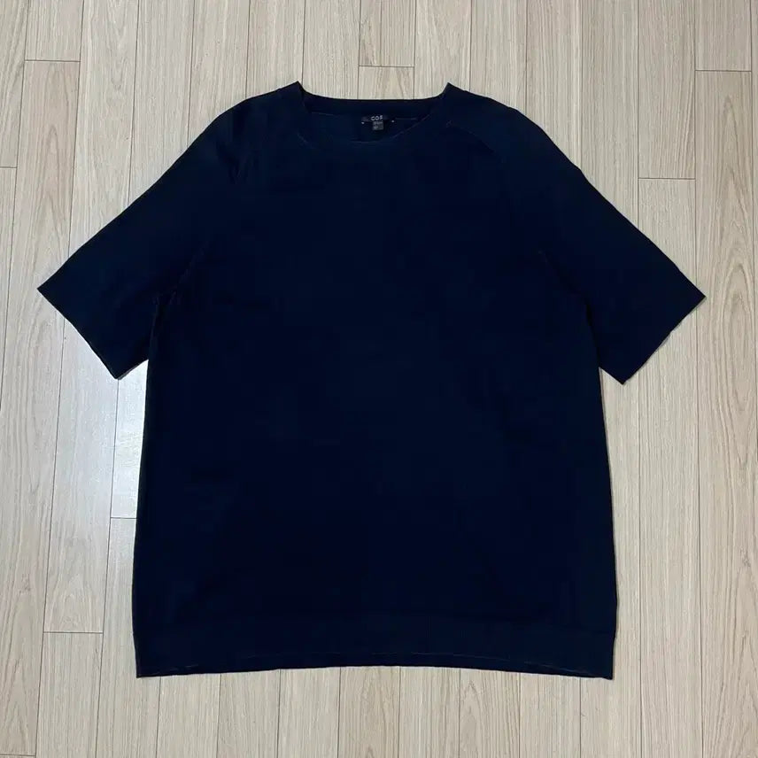 [BUNJANG] COS Round Silk Blend T-shirt / 코스 라운드 실크 반팔