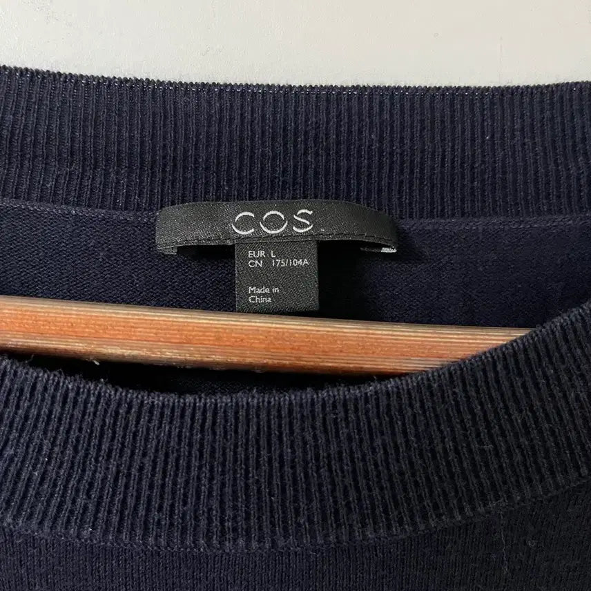 [BUNJANG] COS Round Silk Blend T-shirt / 코스 라운드 실크 반팔
