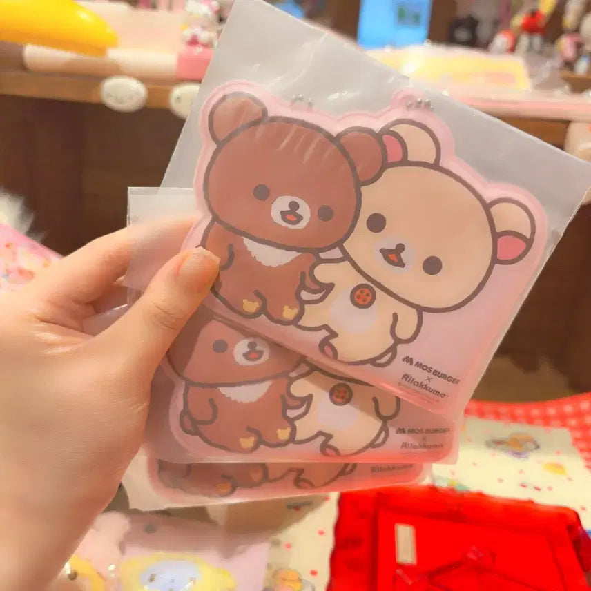 [BUNJANG] San-X Korilakkuma Kogum Kuma Card Case Keyring / 산엑스 코리락쿠마 코구마 카드 케이스 키링