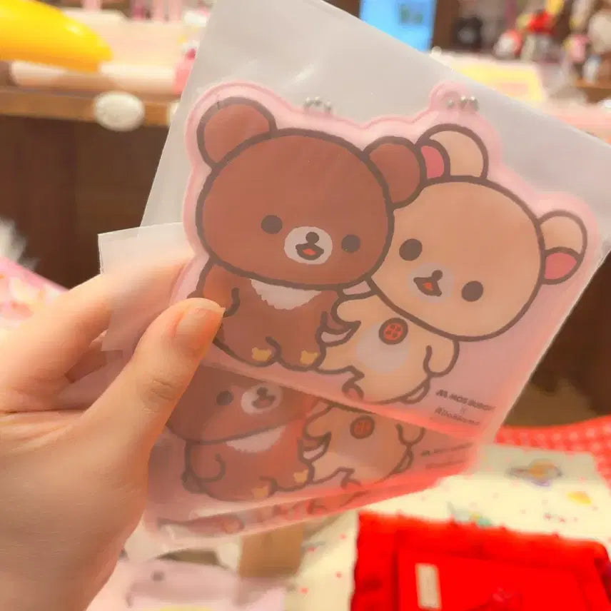 [BUNJANG] San-X Korilakkuma Kogum Kuma Card Case Keyring / 산엑스 코리락쿠마 코구마 카드 케이스 키링