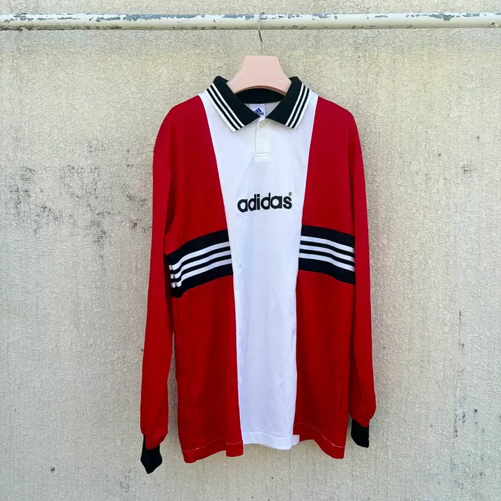 [BUNJANG] Adidas X Descente 90s Long Sleeve Jersey / L)일본판 아디다스 X 데상트 90S 올드스쿨 롱슬리브 져지
