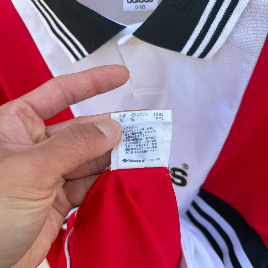 [BUNJANG] Adidas X Descente 90s Long Sleeve Jersey / L)일본판 아디다스 X 데상트 90S 올드스쿨 롱슬리브 져지