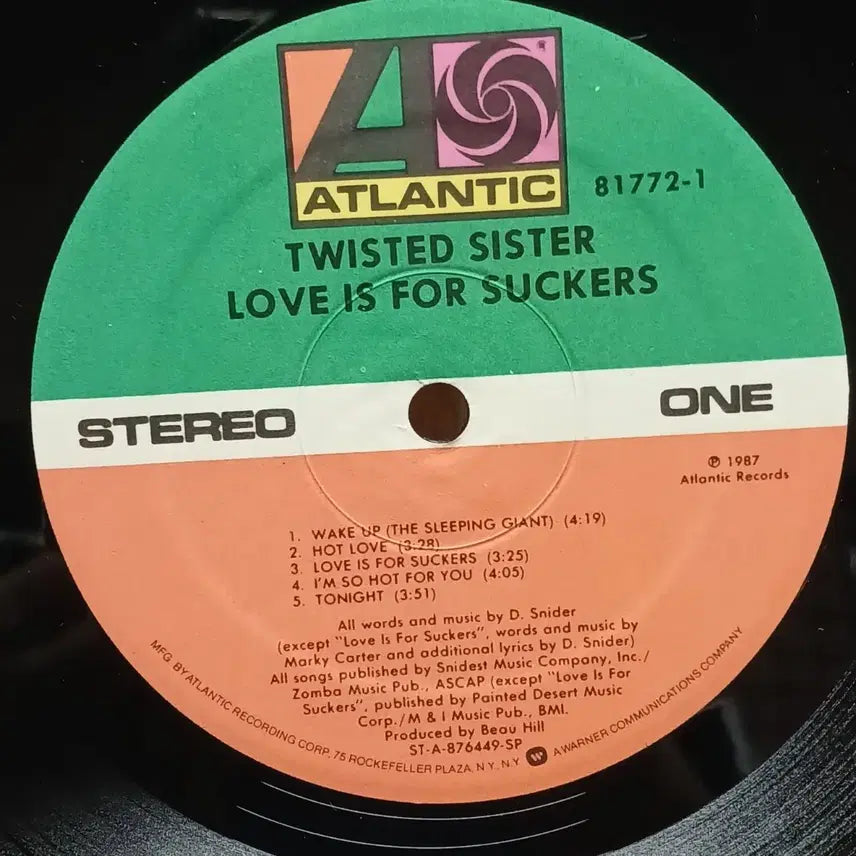 [BUNJANG] TWISTED SISTER Love is for Suckers LP / 메탈 그룹 TWISTED SISTER LP