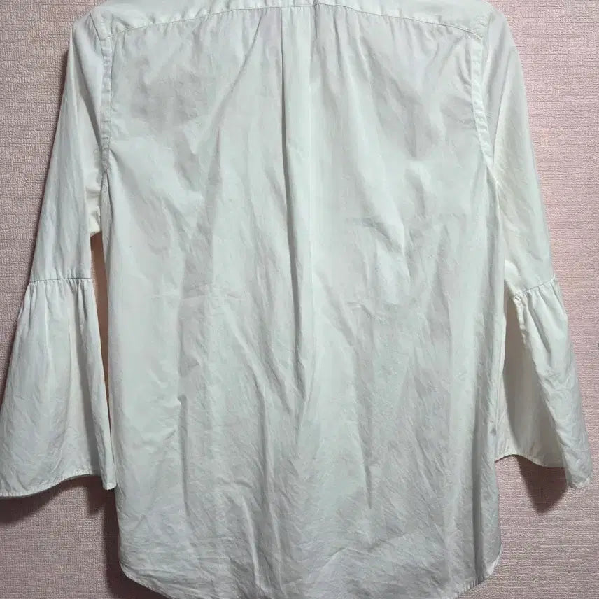 [BUNJANG] Polo Ralph Lauren White Bell Sleeve Shirt / 폴로 랄프로렌 화이트 벨 슬리브 셔츠