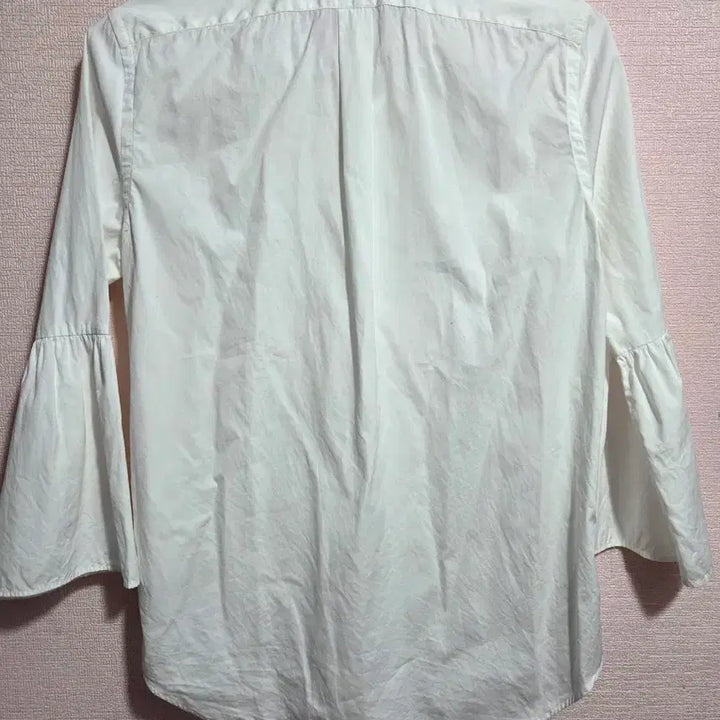 [BUNJANG] Polo Ralph Lauren White Bell Sleeve Shirt / 폴로 랄프로렌 화이트 벨 슬리브 셔츠