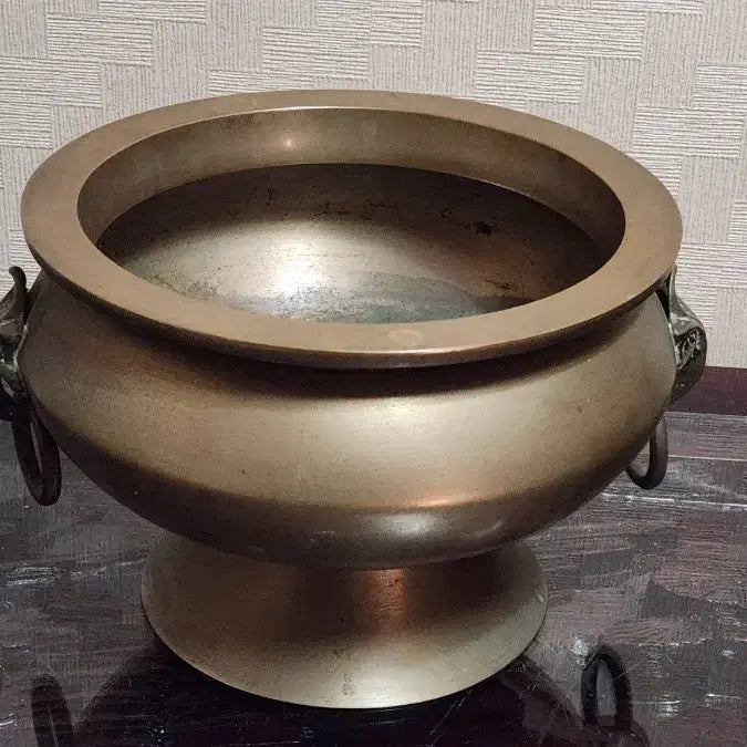 [BUNJANG] Antique Brass Incense Burner / 오래된 놋쇠 민무늬 향로