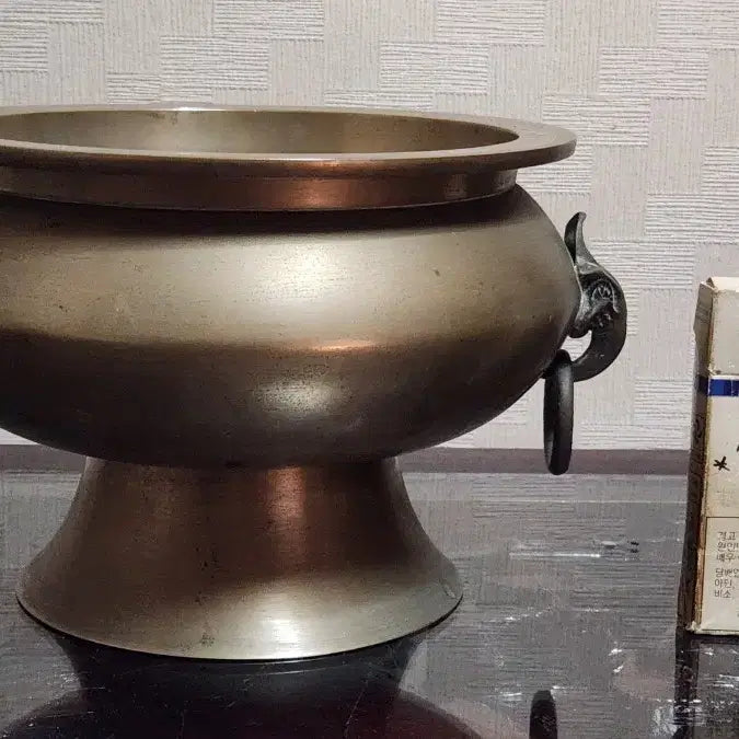 [BUNJANG] Antique Brass Incense Burner / 오래된 놋쇠 민무늬 향로