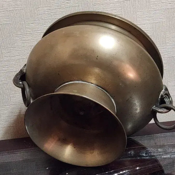 [BUNJANG] Antique Brass Incense Burner / 오래된 놋쇠 민무늬 향로