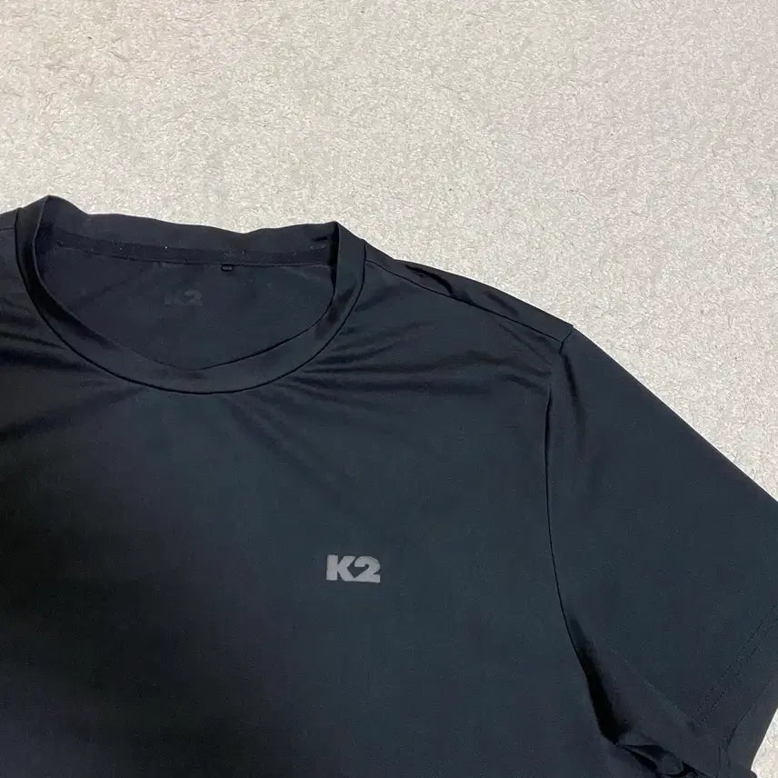 [SOLD OUT] K2 검정색 반팔 티셔츠 기능성 115